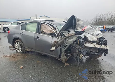 2013 Infiniti G37 Sedan X z USA, uszkodzony, nr VIN JN1CV6AR9DM752263
